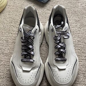 Dolce & Gabbana White and Black Men's Sneakers Size 13